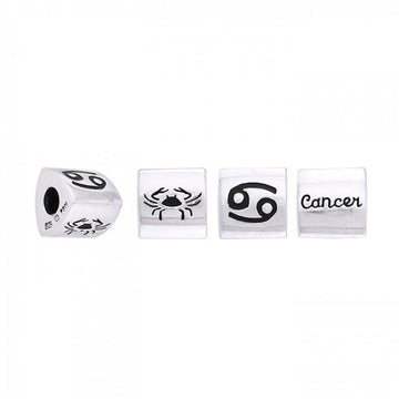 Triangle Cancer Zodiac Silver Bead TBD100 - Jewelry